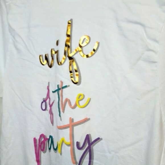 Miss to Mrs Wife of the Party Bachelorette Bridal Shower Tee Size XL - Picture 2 of 8